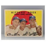 1959 Topps Hitters Foes Drysdale HOF Corners/Edges