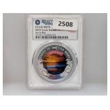 PCGS 2024 MS70 1oz .999 Silv Cook Isl $5