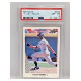 1990 Leaf Frank Thomas Rookie PSA 8 300