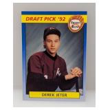 1992 Front Row Draft Pick Derek Jeter Rookie 55