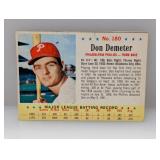1963 Don Demeter Post Cereal Hand Cut #180 S/C