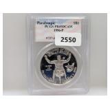 PCGS 1996-P PR69DCAM Paralympic $1