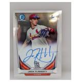 Jack Flaherty 2014 Bowman Chrome 1st Auto RC BCAJF