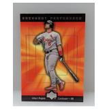 2001 UD Albert Pujols RC Insert Peak Performers #2