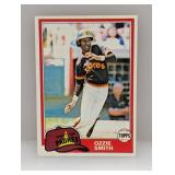 1981 Ozzie Smith Topps #254 Edges