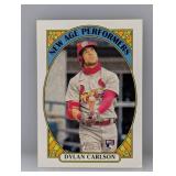 2021 Topps New Age Performer Dylan Carlson RC C/E