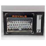 1971 Topps (High #) SGC 7 #742 - royals Team Card
