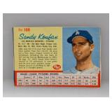 1962 Sandy Koufax Post Cereal Hand Cut #109 Damage