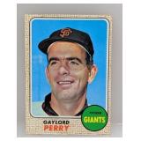 1968 Topps Baseball Gaylord Perry HOF 85