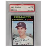 1971 Topps High # PSA 8 #668 Gary Neibauer Braves