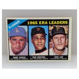 1966 Topps Koufax Marichal Law 221 Surface/Corners