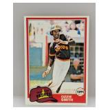 1981 Ozzie Smith Topps #254 Edges