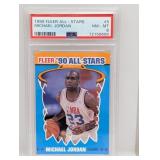 1990 Fleer All-Stars Michael Jordan Rookie PSA 8 5
