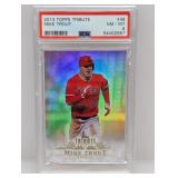 2013 Mike Trout Topps Tribute #48 PSA 8