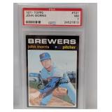 1971 Topps High # PSA 7 #721 - John Morris Brewers