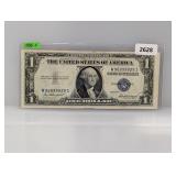 1935-F Blue Seal $1 Silv Certificate