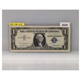 1957 Blue Seal $1 Silv Certificate Star Note