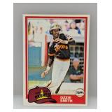 1981 Ozzie Smith Topps #254 Edges
