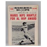 1961 Roger Maris NU-Card Scoops #416 Damage