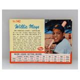 1962 Willie Mays Post Cereal Hand Cut #142 C/S/S
