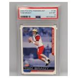 2000 Pacific Paramount #138 Tom Brady (RC) PSA 6