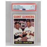 1964 Topps #306 Mays/Cepeda HOF PSA 4