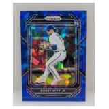 2023 Prizm Blue Cracked Ice Bobby Witt Jr Rookie