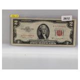 1953-B Red Seal $2 US Note