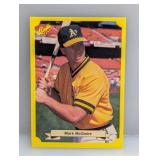 1985 Classic Mark McGwire Rookie #121 Edges
