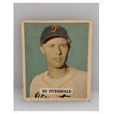 1949 Bowman Ed Fitzgerald Pirates Corners/Edges