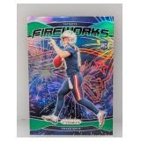 2024 Prizm Fireworks Green Prizm Drake Maye RC #22