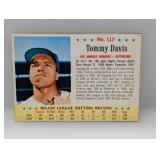 1963 Tommy Davis Post Cereal Hand Cut #117 Surface