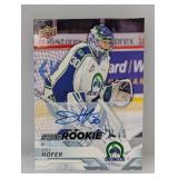 2018-19 Upper Deck CHL Joel Hofer Rookie Auto #353