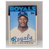 1986 Topps Traded Bo Jackson RC #50T Edges/Surface