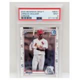 2020 1st Bowman Chrome Jordan Walker RC PSA 9