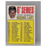1967 Topps JUAN MARICHAL CHECKLIST Unchecked C/E