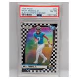 2024 Prizm Thomas Jr. Black & White Checker PSA 8