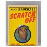 1970 Mack Jones Topps Scratch Offs