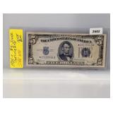 1934-C $5 Silv Certificate Star Note