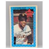 1971 Willie Mays Kelloggs #10 Cracks