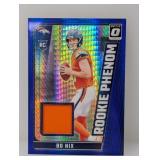 2024 Optic Bo Nix RPB-BNX Blue Rookie Phenom Relic
