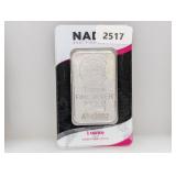1oz .999 Silv Nadir Art Bar