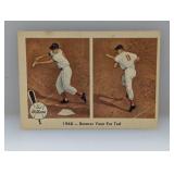 1959 Fleer Ted Williams #36 Surface/Corners/Stains