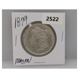 1879 90% Silv Morgan $1 Dollar