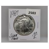 1987 1oz .999 Silv Eagle $1 Dollar