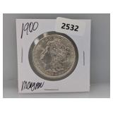 1900 90% Silv Morgan $1 Dollar