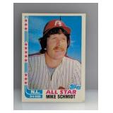 1982 Mike Schmidt Topps #339 Stain