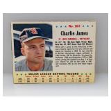 1963 Charlie James Post Cereal Hand Cut Corners