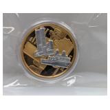 Gold Layered Clad 9-11 Commemorative