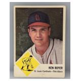 1963 Fleer Ken Boyer #60 Damage